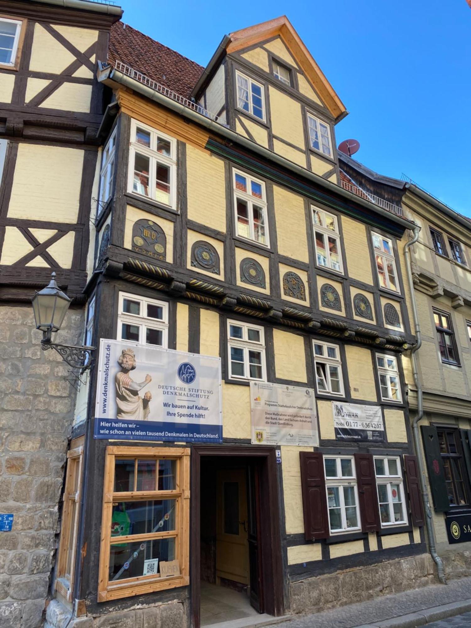 Ferienwohnung Helene Im Einzeldenkmal - Lange Gasse 29 كيدلينبورغ المظهر الخارجي الصورة