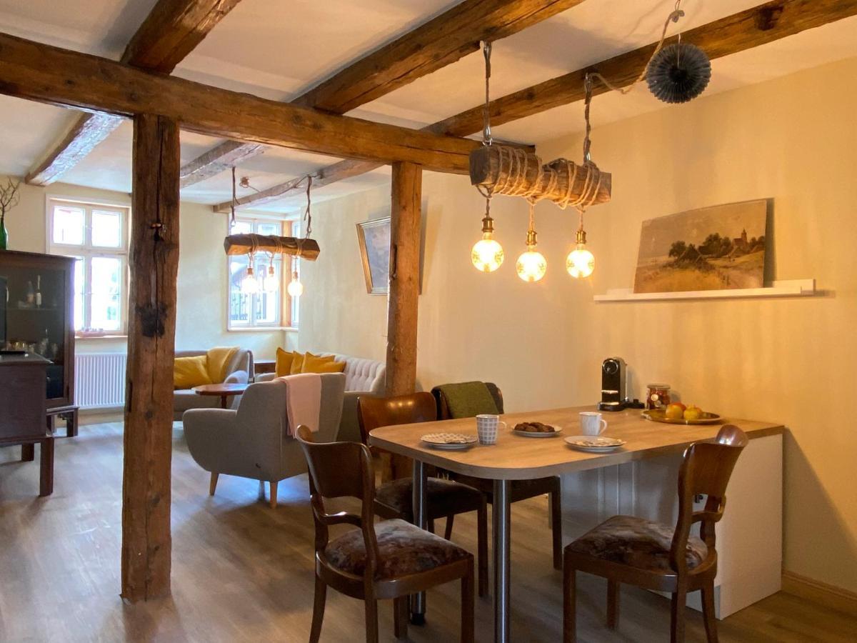 Ferienwohnung Helene Im Einzeldenkmal - Lange Gasse 29 كيدلينبورغ المظهر الخارجي الصورة
