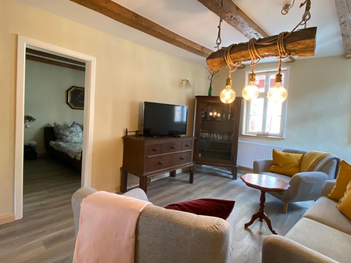 Ferienwohnung Helene Im Einzeldenkmal - Lange Gasse 29 كيدلينبورغ المظهر الخارجي الصورة